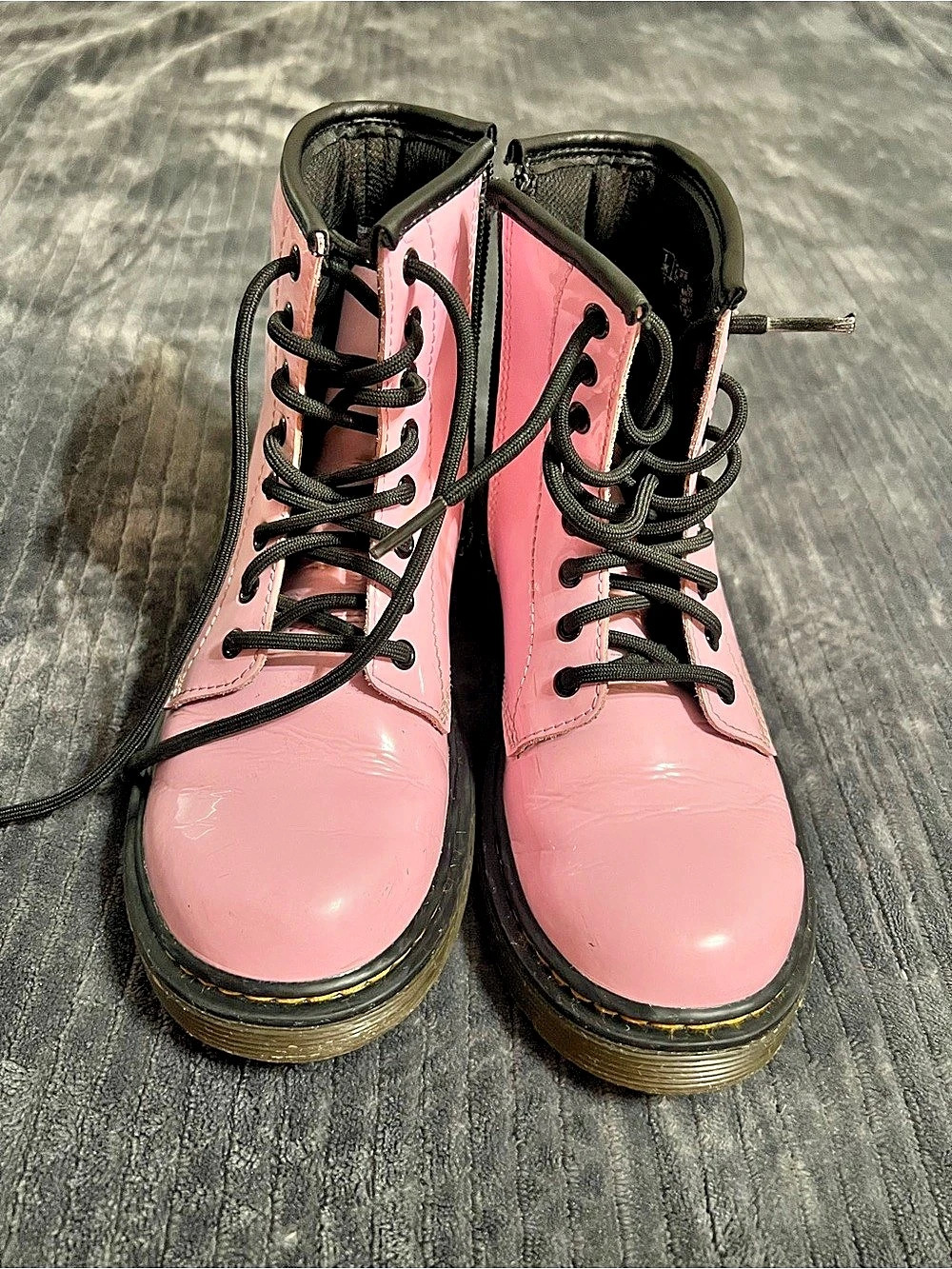 Dr. Martens Pink Combat Boots